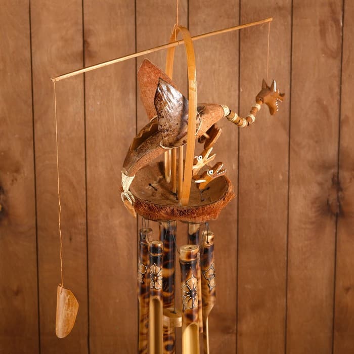 Музыка ветра «Дракоши», 40×15×100 см, бамбук