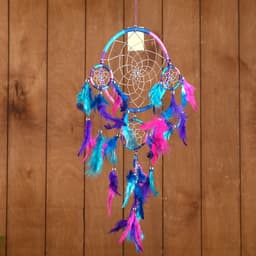 Ловец снов «Пять колец», 25×0.5×50 см, разноцветный