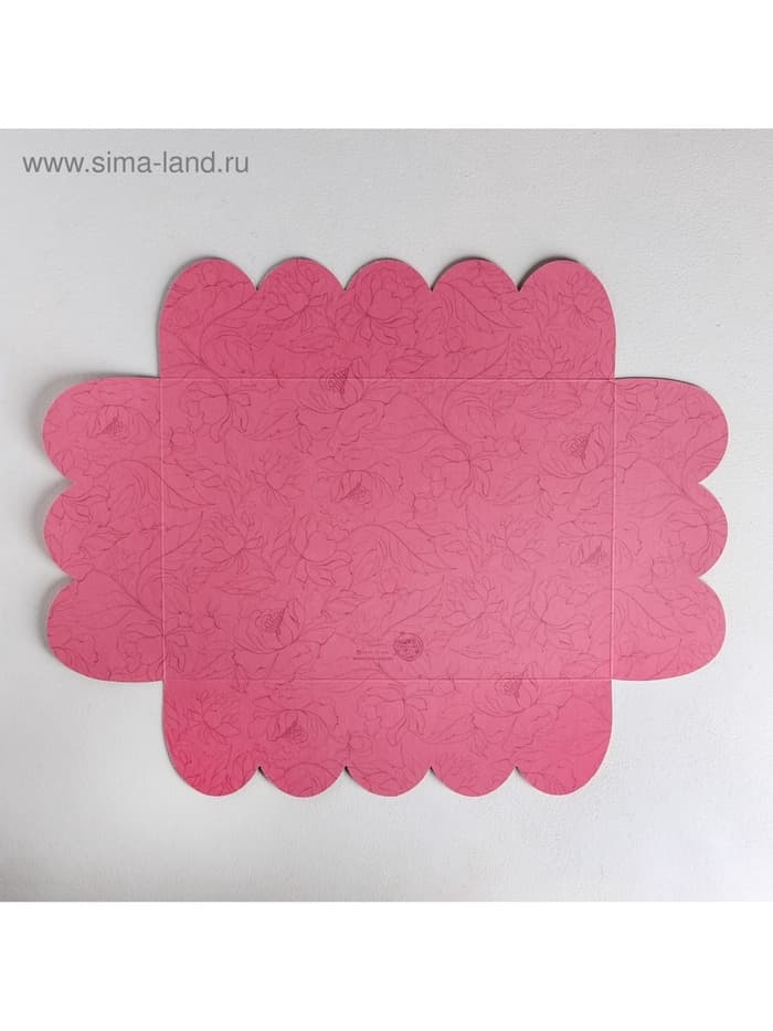 Коробка для печенья, кондитерская упаковка с пластиковой крышкой, Enjoy every moment, 20×30×8 см