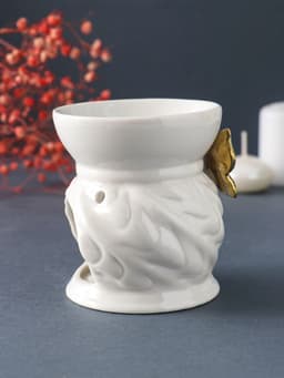 Аромалампа для эфирных масел «Золотая бабочка», керамика, 9×7.5×7.5 см