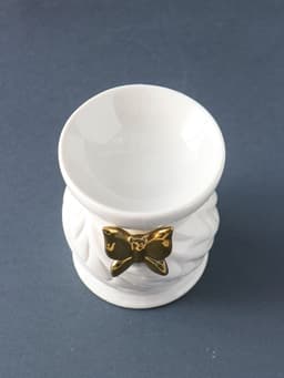 Аромалампа для эфирных масел «Золотая бабочка», керамика, 9×7.5×7.5 см