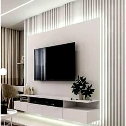 Интерьерная рейка МДФ «Ривьера», 2700×40×30 мм, цвет белый