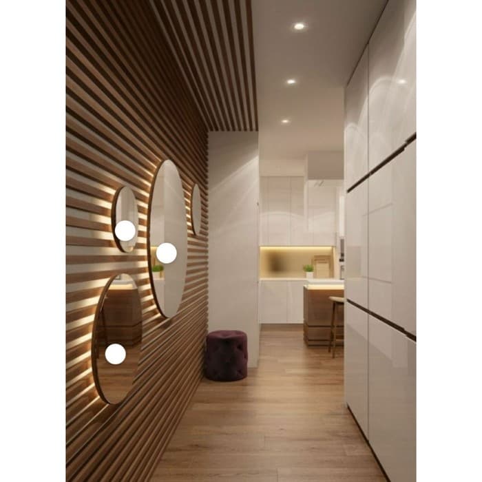 Интерьерная рейка МДФ «Ривьера», 2700×40×30 мм, цвет дуб винтаж