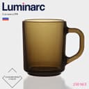 Кружка Luminarc Directoire Eclipse, 250 мл, стекло, коричневая