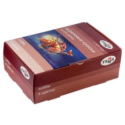 Краска акриловая, набор 6 цветов × 20 мл, Гамма «Хобби», морозостойкая, глянцевая