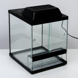 Террариум с раздвижными дверцами 30 л, черный 30×30×35 см
