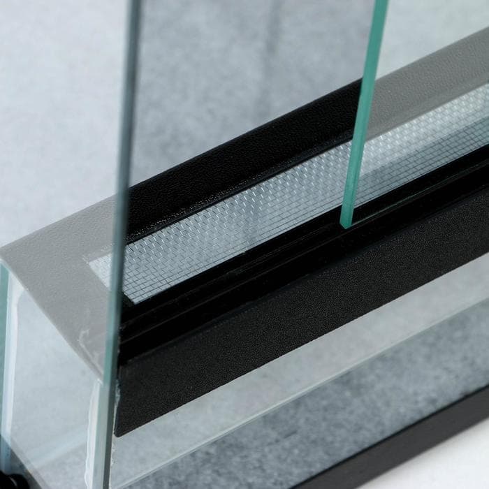 Террариум с раздвижными дверцами 30 л, черный 30×30×35 см