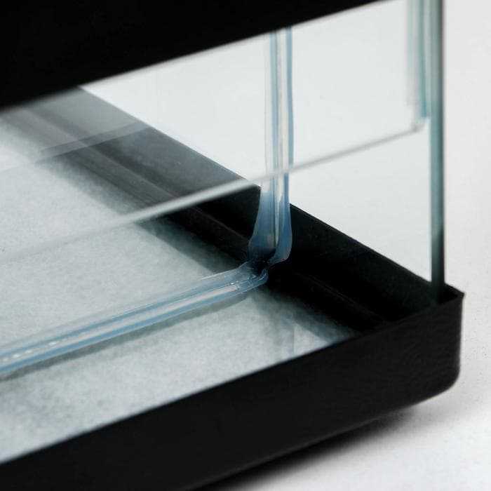 Террариум с раздвижными дверцами 30 л, черный 30×30×35 см