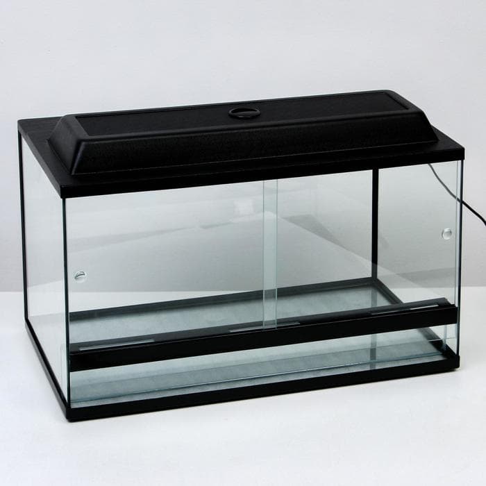 Террариум с раздвижными дверцами 112 л, 70×40×40 см