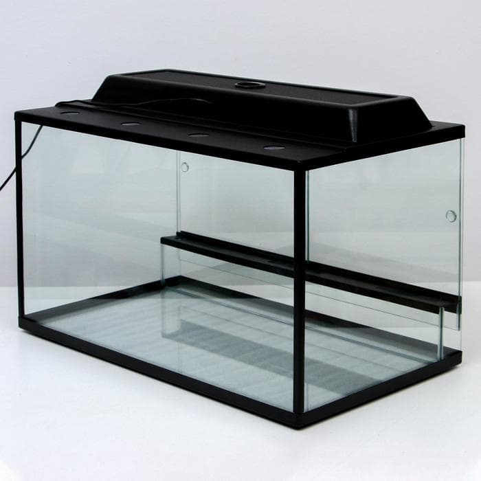 Террариум с раздвижными дверцами 112 л, 70×40×40 см