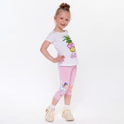 Леггинсы для девочки, цвет розовый, рост 92 см (52)