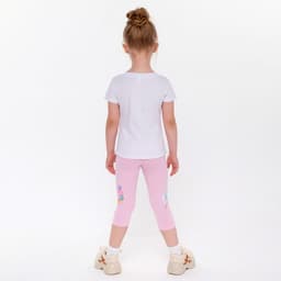 Леггинсы для девочки, цвет розовый, рост 92 см (52)