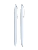 Ручка под логотип Calligrata, шариковая, поворотная, синий стержень, узел 0.7 мм, корпус белый