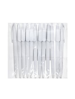 Ручка под логотип Calligrata, шариковая, поворотная, синий стержень, узел 0.7 мм, корпус белый