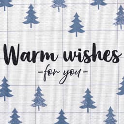 Новогодняя салфетка на стол Warm wishes, 40×29 см