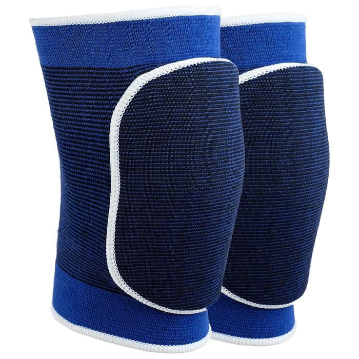 Наколенники спортивные ONLYTOP, верх 29 - 37 см, низ 25 - 33 см, универсальные, синие