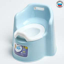 Горшок детский Little King, съёмная чаша, голубой