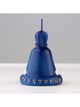 Свеча декоративная «Колокольчик Рождественский», 6×6×7 см