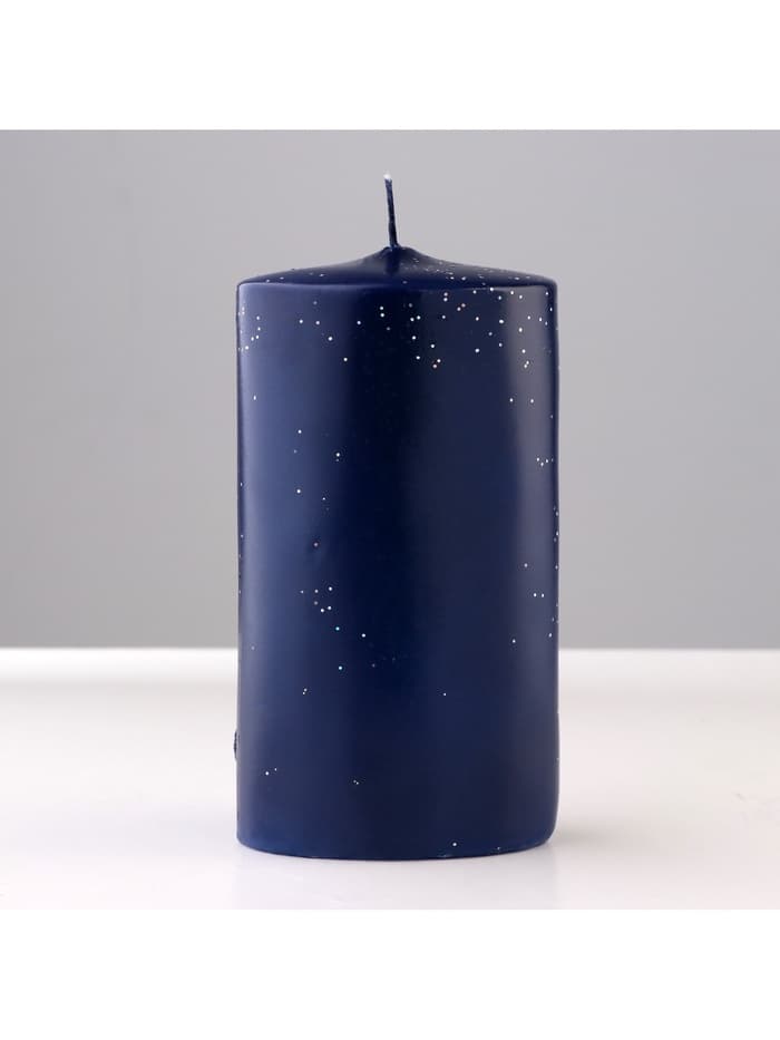 Свеча - цилиндр «Рождественский вечер», 6×8×15 см