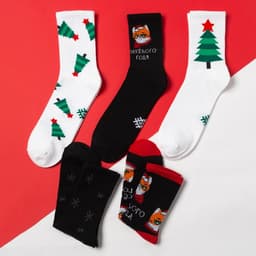 Носки мужские новогодние KAFTAN «Весёлого года», набор 5 пар, 41-44 (27-29 см)