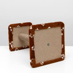 Когтеточка «Полка», 30×30×40 см, с подставкой, джут, коричневая