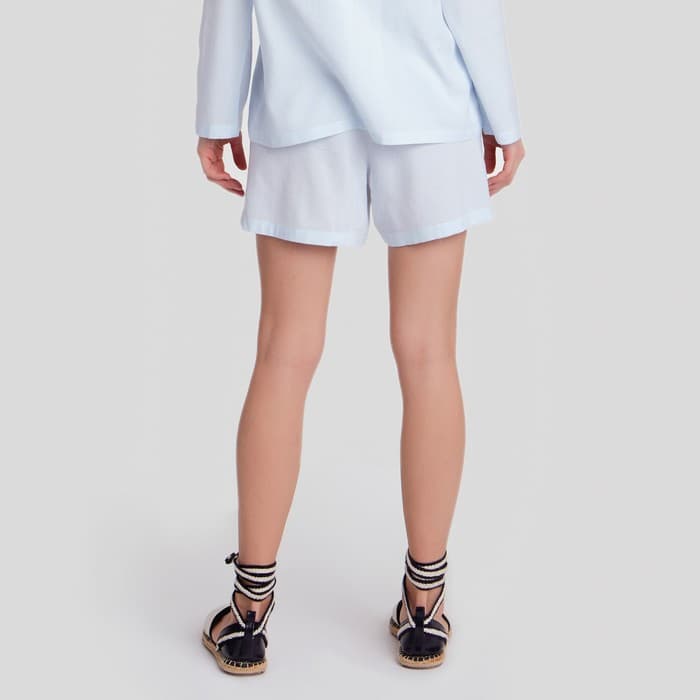 Шорты женские MINAKU: Enjoy, светло-голубые, размер 42