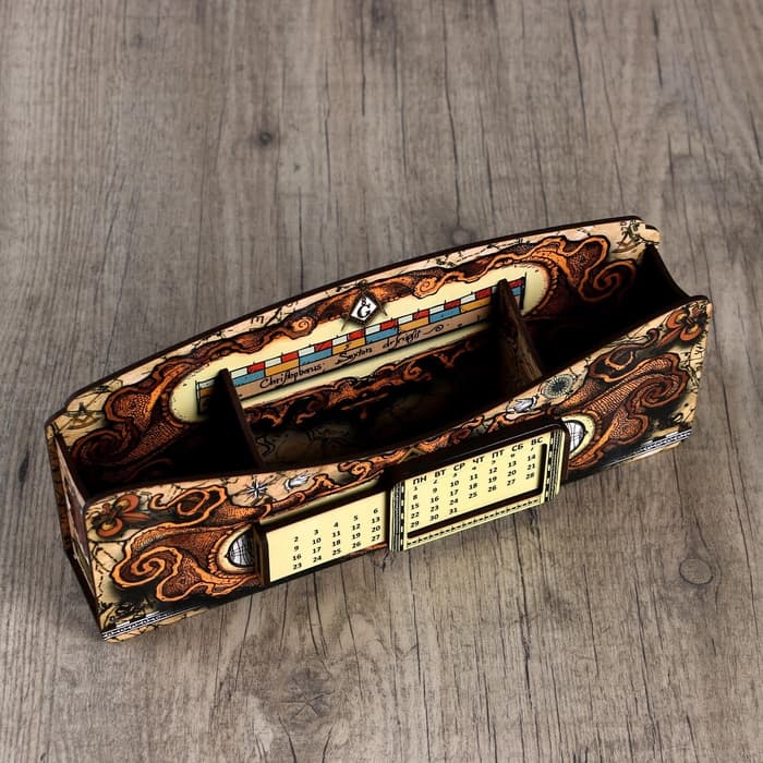 Органайзер для канцелярии «Древняя карта», вечный календарь