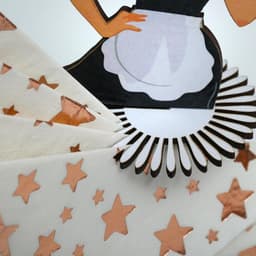 Салфетница фигурка Дарим Красиво «Девушка горничная», дерево, разноцветная