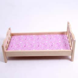 Кровать для кукол, большая классическая, 50×30×20 см