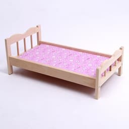 Кровать для кукол, большая классическая, 50×30×20 см