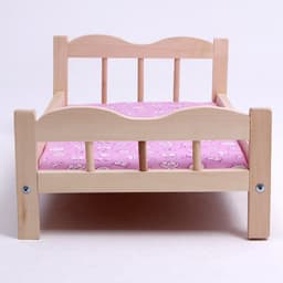 Кровать для кукол, большая классическая, 50×30×20 см