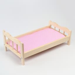 Кровать для кукол, большая классическая, 50×30×20 см