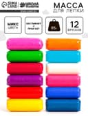 Воздушный пластилин, 12 цветов, МИКС