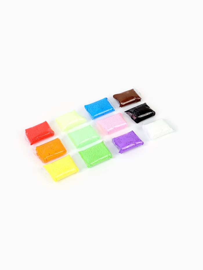 Воздушный пластилин, 12 цветов, МИКС