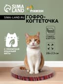 Гофрокогтеточка «Пижон. Спил сосны», 28×2.5 см, с пропиткой, круглая