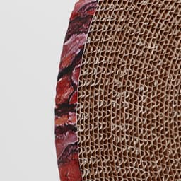 Гофрокогтеточка «Пижон. Спил сосны», 28×2.5 см, с пропиткой, круглая