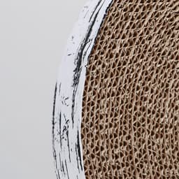 Гофрокогтеточка «Пижон. Спил березы», 28×4 см, с пропиткой, высокая, круглая