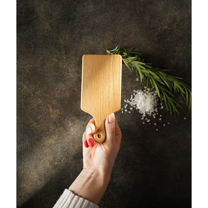 Доска для подачи и сервировки канапе Доляна «БУковский», 15×7×1.6 см, дерево массив бука