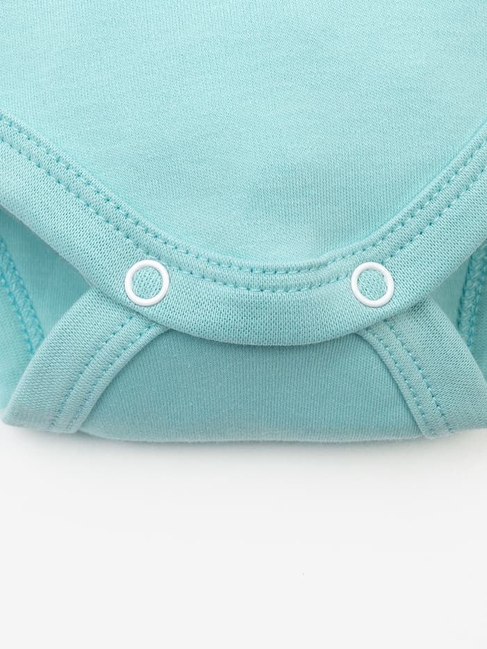 Боди для девочки «Крошка Я. Розовый бант», рост 86-92 см, бирюзовое