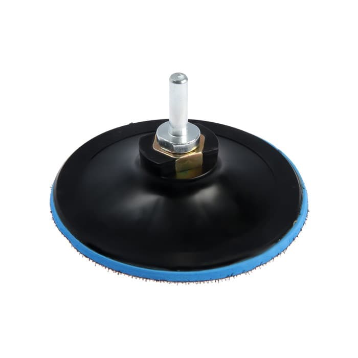 Насадка с липучкой для дрели и УШМ ТУНДРА, М14, с адаптером, твердая, 115 мм