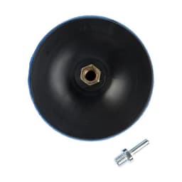 Насадка с липучкой для дрели и УШМ ТУНДРА, М14, с адаптером, твердая, 150 мм