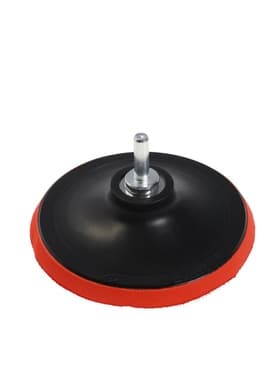 Насадка с липучкой для дрели и УШМ ЛОМ, М14, с адаптером, 125 мм