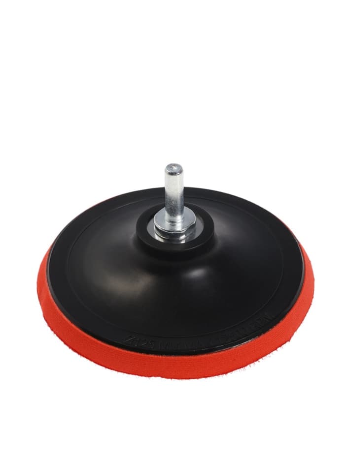 Насадка с липучкой для дрели и УШМ ЛОМ, М14, с адаптером, 125 мм