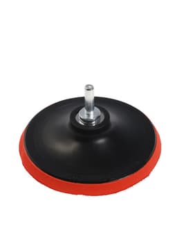 Насадка с липучкой для дрели и УШМ ЛОМ, М14, с адаптером, 125 мм