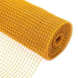 Сетка садовая, 1×20 м, ячейка ромб 15×15 мм, пластиковая, жёлтая, Greengo, в рулоне