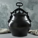 Афганский казан, 20 л, алюминий, чёрный