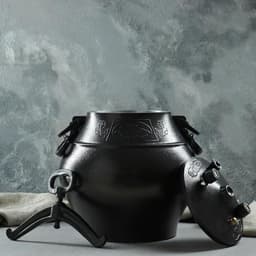 Афганский казан, 20 л, алюминий, чёрный