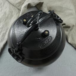 Афганский казан, 20 л, алюминий, чёрный