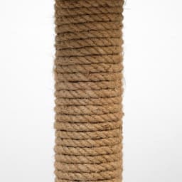 Когтеточка малая «Арена», 36×36×50 см, с игрушкой, джут, серая