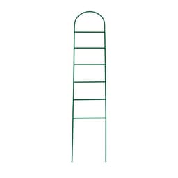 Шпалера, 140×30×1 см, металл, зелёная, «Лестница»